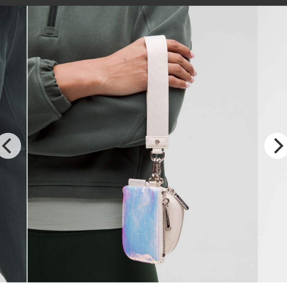 LULULEMON DUAL POUCH IRIDESCENT/BONE LIMITED EDITION - Picture 10 of 11